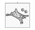 20152CC000 - : Cross-Member for Subaru: BRZ Image