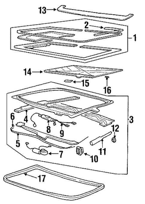 Sunroof for 1995 Pontiac Grand Am #0