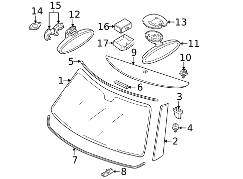 Wipers for 2005 Mini Cooper #2