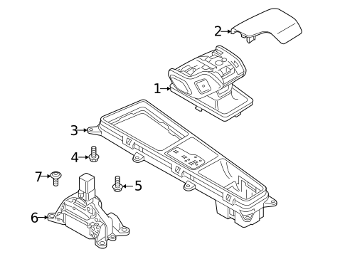 Console for 2025 Audi RS6 Avant #4