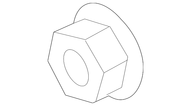 Stabilizer Link Lock Nut - Porsche (N-015-081-8)