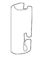 7717406010 - Fuel System: Plate Support for Toyota Image image