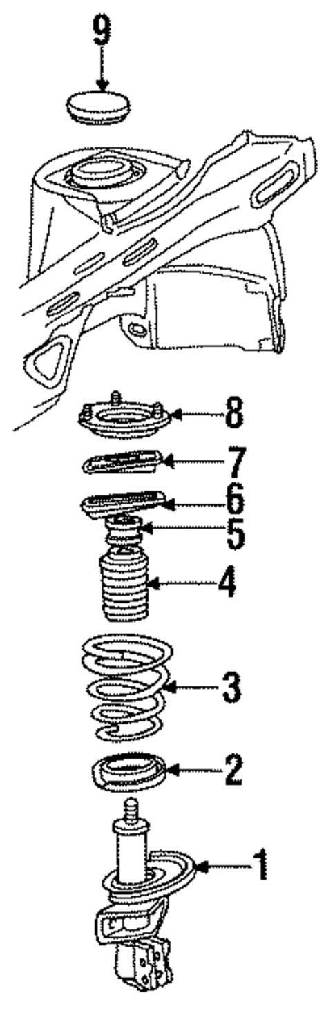 Struts & Suspension Components for 1994 Cadillac Seville #0