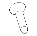 90148A0017 - Body: Striker Screw for Scion: iM, iQ, xB | Toyota: 4Runner, Avalon, bZ4X, C-HR, Camry, Corolla, Corolla Cross, Corolla iM, Crown, Crown Signia, GR Corolla, Grand Highlander, Highlander, Land Cruiser, Mirai, Prius, Prius AWD-e, Prius C, Prius Plug-In, Prius Prime, Prius V, RAV4, RAV4 Prime, Sequoia, Sienna, Venza, Yaris Image