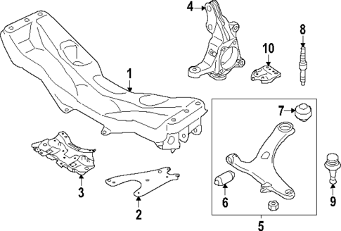 Suspension Components for 2009 Subaru Outback #2