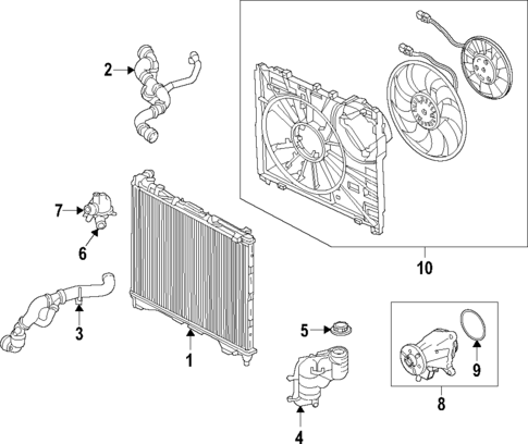 Cooling System for 2018 Land Rover Discovery #0