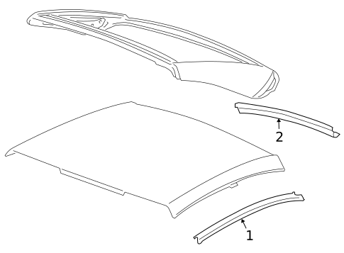 Exterior Trim - Top for 2006 Pontiac G6 #0