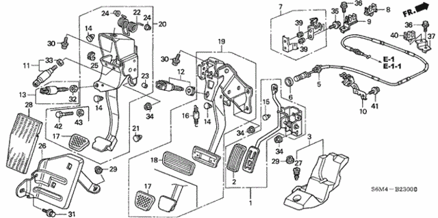 Pedal for 2004 Acura RSX #0