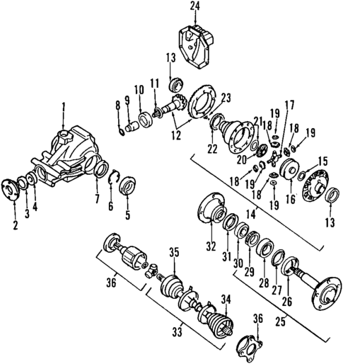 Axle Shafts & Joints for 1995 Mitsubishi 3000GT #0
