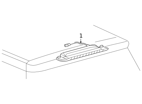 High Mounted Stop Lamp for 2005 Scion xA #1