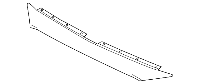 TK48-50-7E1D-64 - Upper Molding 2016-2023 Mazda CX-9 | Mazda-Parts