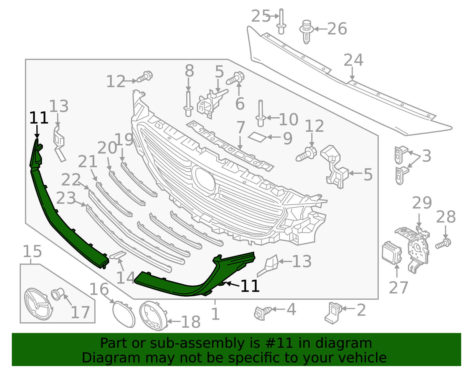 TK48-50-7K1A - Lower Molding - 2016-2023 Mazda CX-9 | Mazda Swag