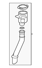 853010E060 - Body: Filler Neck for Lexus: RX350, RX350h, RX450h+, RX500h Image