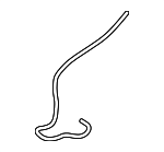 9006833415 - Body: Washer Hose for Lexus: RX350, RX350h, RX450h+, RX500h Image