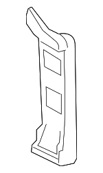 4L2Z78211A11AA - Body: Hinge Pillar for Ford: Explorer, Explorer Sport Trac | Lincoln: Aviator | Mercury: Mountaineer Image