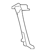 1L2Z7802501AA - Body: Hinge Pillar for Lincoln: Aviator Image