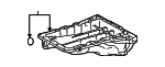 121010P030 - Engine: Upper Oil Pan for Toyota Image