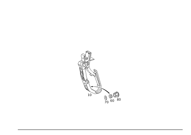 2033000904 - Control: Accelerator Pedal for Mercedes-Benz Image image