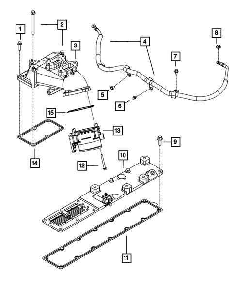 Manifolds and Vacuum Fittings for 2011 Ram 2500 #0