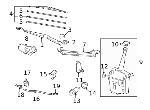 Wipers for 2005 Toyota Corolla #0