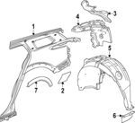 26348529 - : Tail Lamp Pocket for Chevrolet: Blazer EV Image