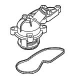 6E121111AL - Cooling System: Thermostat Unit for Audi Image