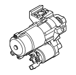 12419847303 - : Starter for BMW: 330i, 330i xDrive, 430i, 430i Gran Coupe, 430i xDrive, 430i xDrive Gran Coupe, 530i, 530i xDrive, X3, Z4 Image