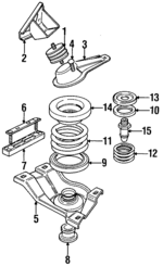 MMC7553AA - : Lower Bushing for Jaguar: Vanden Plas, XJ12, XJ6, XJR, XJS Image