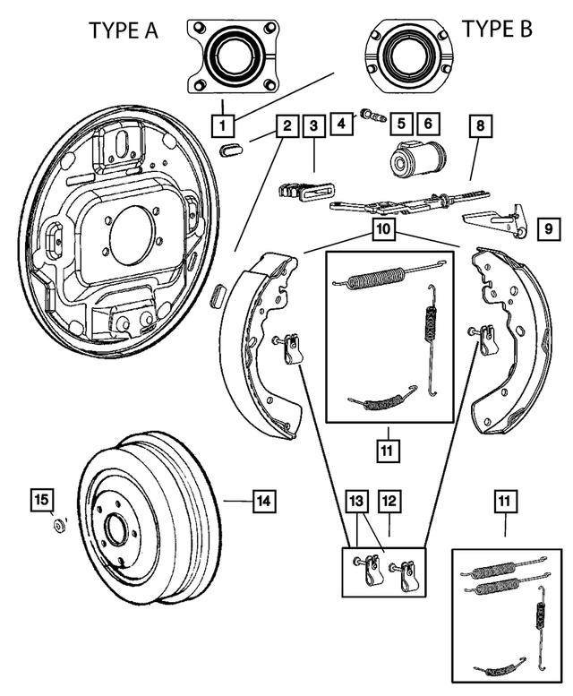 5159102AA - Service Brakes: Brake Backing Plate, Right for Mopar Image