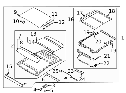 Sunroof for 2023 Genesis G80 #0
