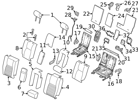 Second Row Seats for 2018 Land Rover Discovery Sport #0