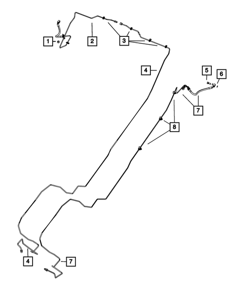 Hydraulic Control Unit, Brake Tubes and Hoses for 2011 Dodge Nitro #1