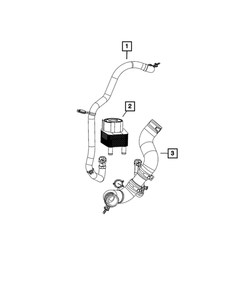 Engine Oil Cooler and Lines for 2022 Dodge Durango #0