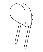 20397009501A19 - Body: Headrest for Mercedes-Benz Image