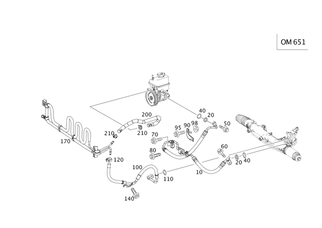 159972245 - Steering: O-Ring for Mercedes-Benz Image image