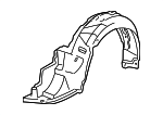 74101S04010 - Body: Fender Liner for Honda: Civic Image