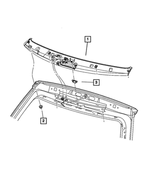 5102340AA - Body Sheet Metal Except Doors: Liftgate Spoiler for Mopar Image