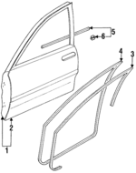 MB907631 - Body: Door Shell for Mitsubishi Image