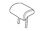 89700R6210PZS - Body: Headrest, Outer for Hyundai Image