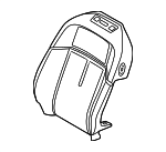 52105A8DCC4 - Body: Seat Back Pad for BMW: 530i, 530i xDrive, 540i xDrive, 550e xDrive Image