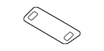 52105A54B45 - Body: Cover Plate for BMW Image