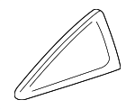 73551SVAA01 - : Quarter Glass for Honda: Civic Image