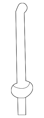 151500093 - Body: Flare Rivet for Nissan: Pathfinder Image