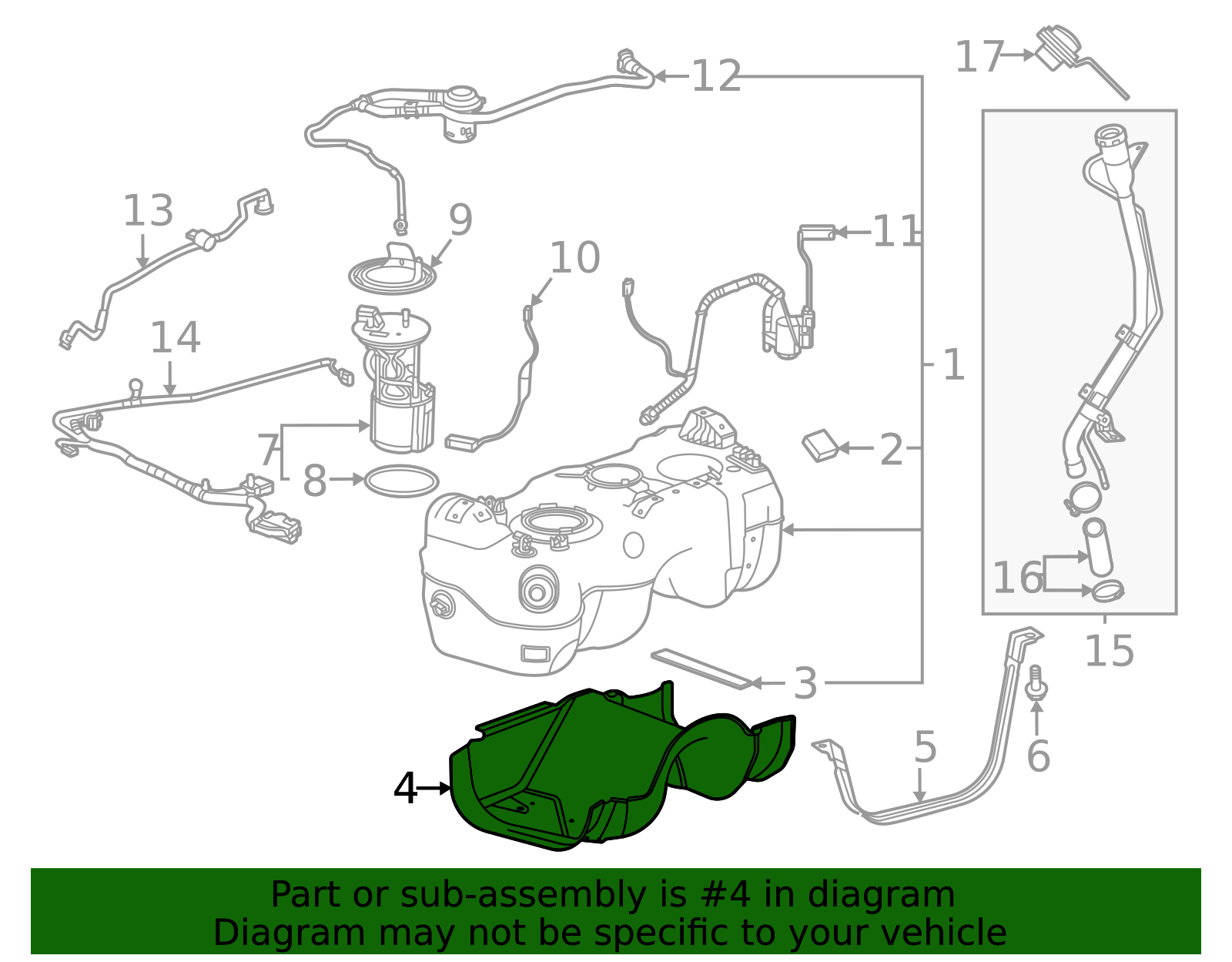 2020-2026 GM Fuel Tank Shield 42740394 | OEM Parts Online