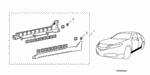 9410310800 - Accessory Components: WASHER, PLAIN (10MM) for Acura Image