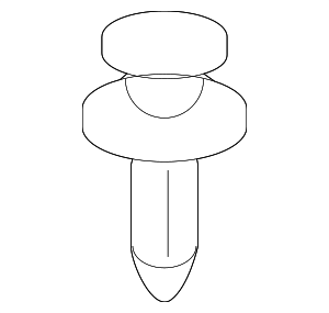 10301966 - Body: Cowl Grille Retainer for GM Image