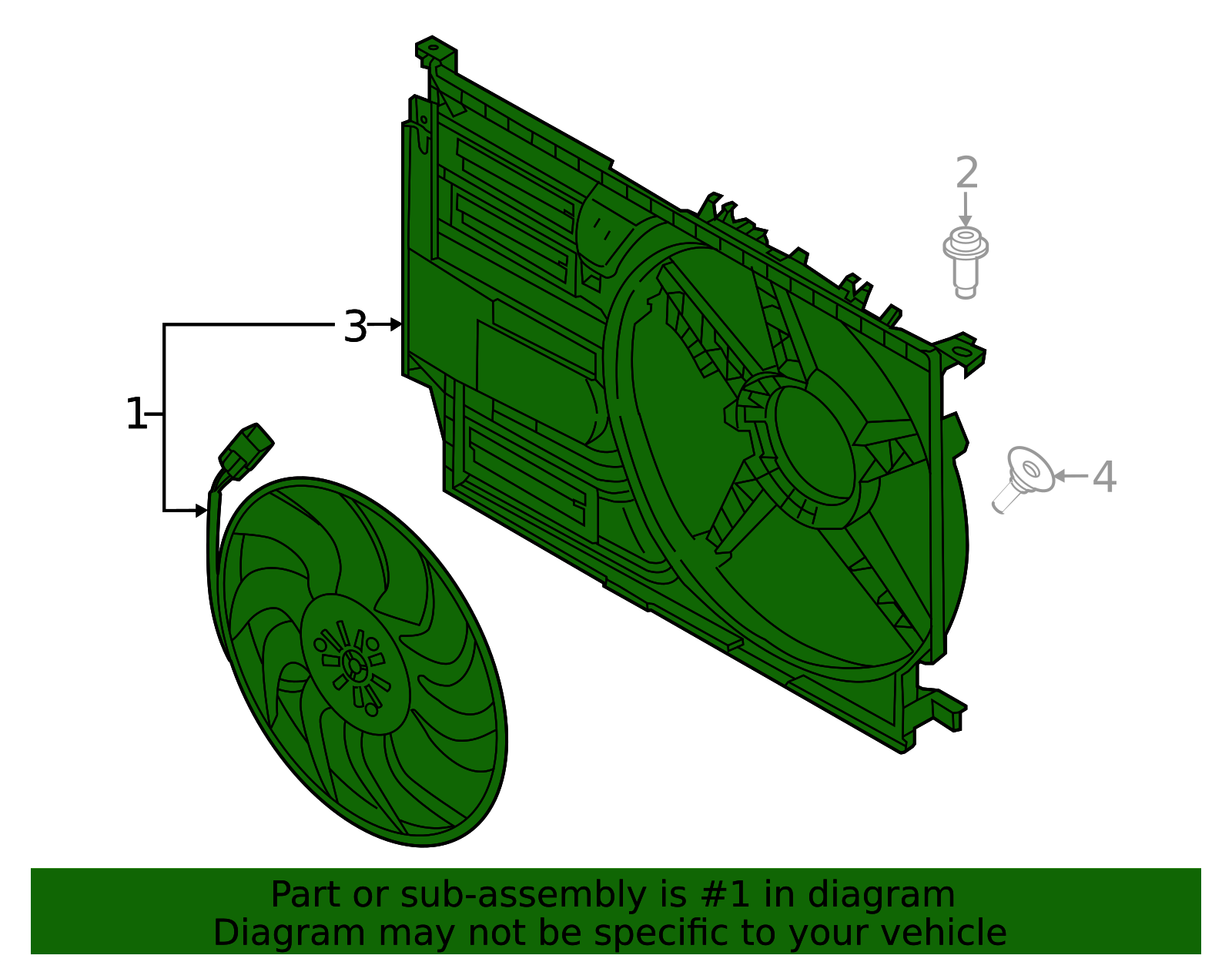 2023-2025 BMW | Fan Assembly | 17-42-9-846-922 | BMW OEM Parts Store
