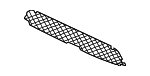 6402A109 - Body: Upper Grille for Mitsubishi Image