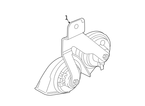 Horn for 2005 Mazda 6 #0