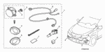 8V31TX420030 - Accessory Components: Harness, Fog Light for Acura: RDX Image